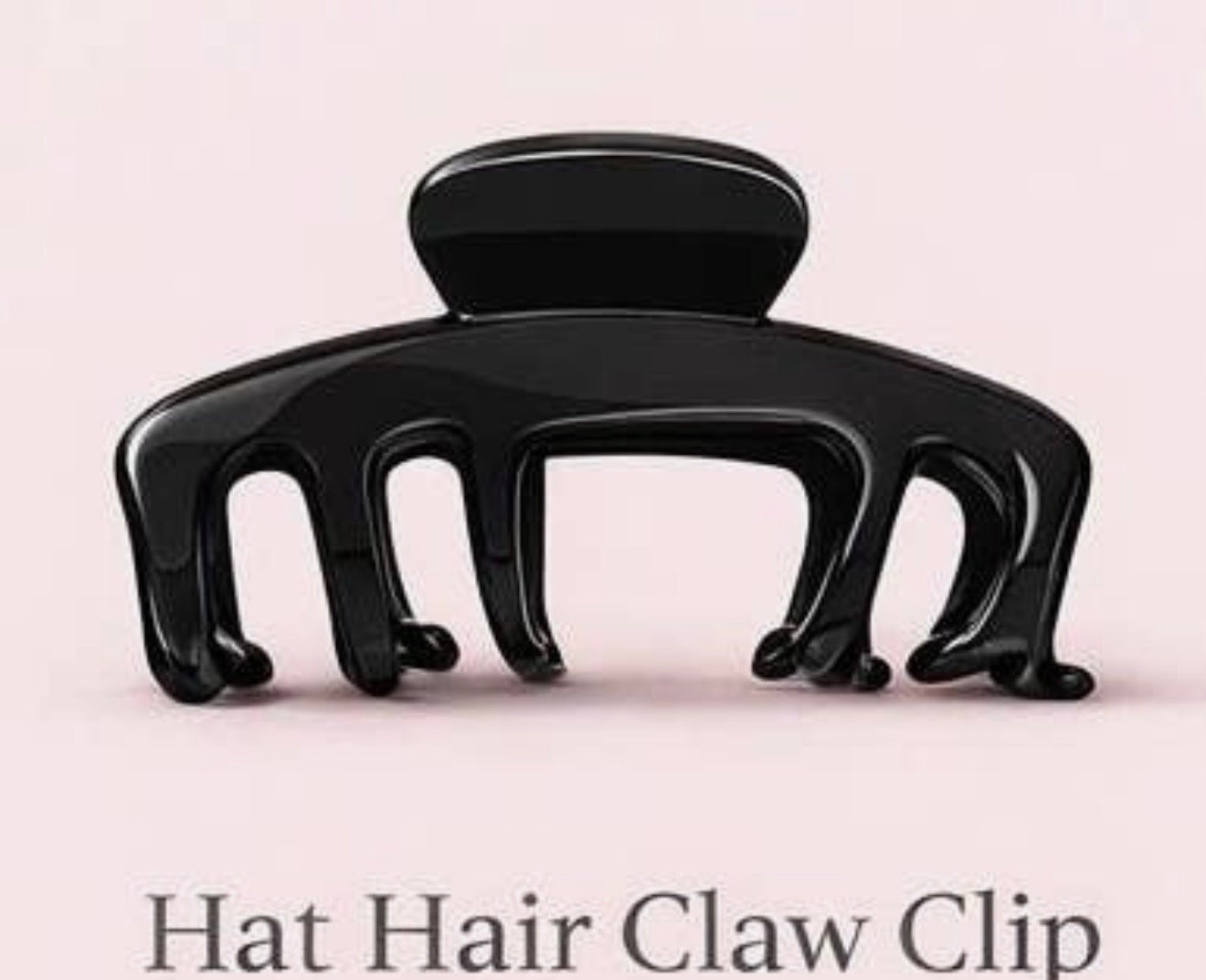Hat Hair Claw, Black