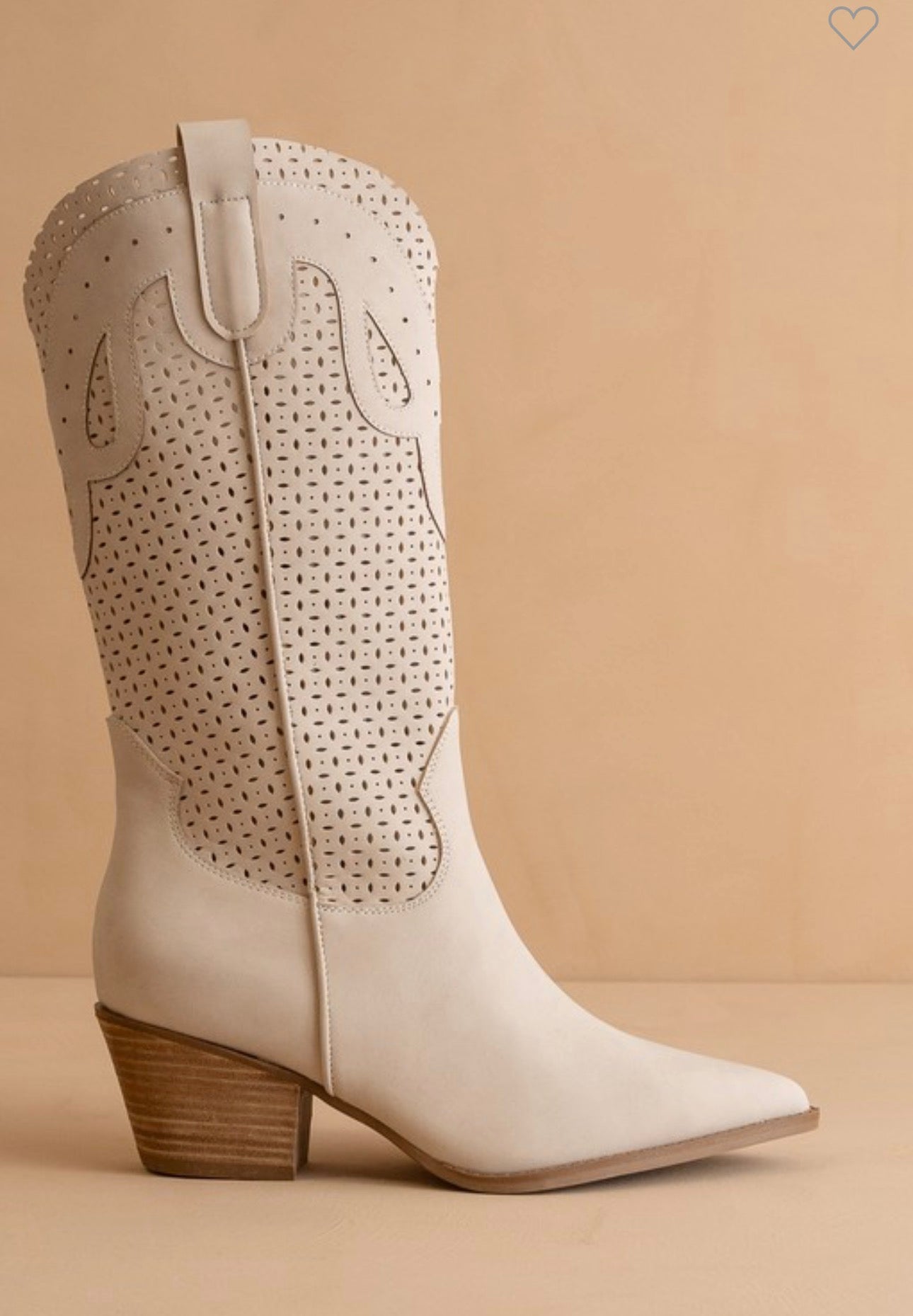 Gabby Light Grey Western Boot