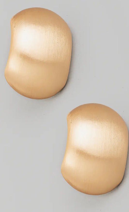 Metallic Shield Earring