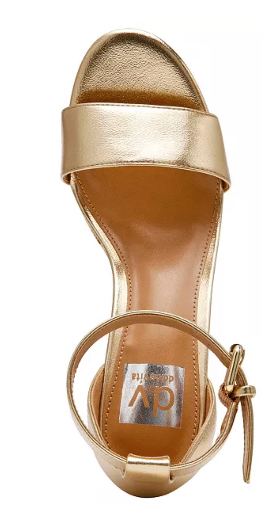 Tammara Gold Metal Wedges