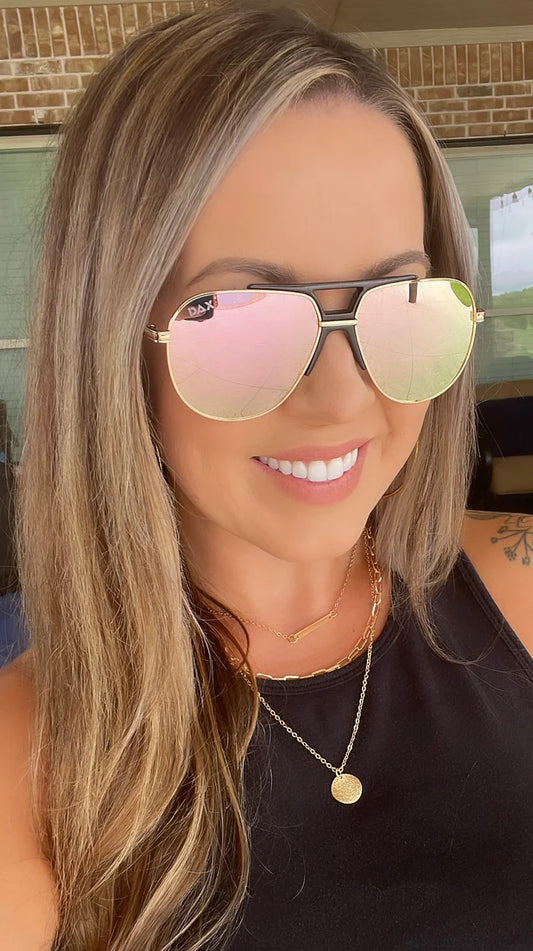 Brooks Gold Sunglasses