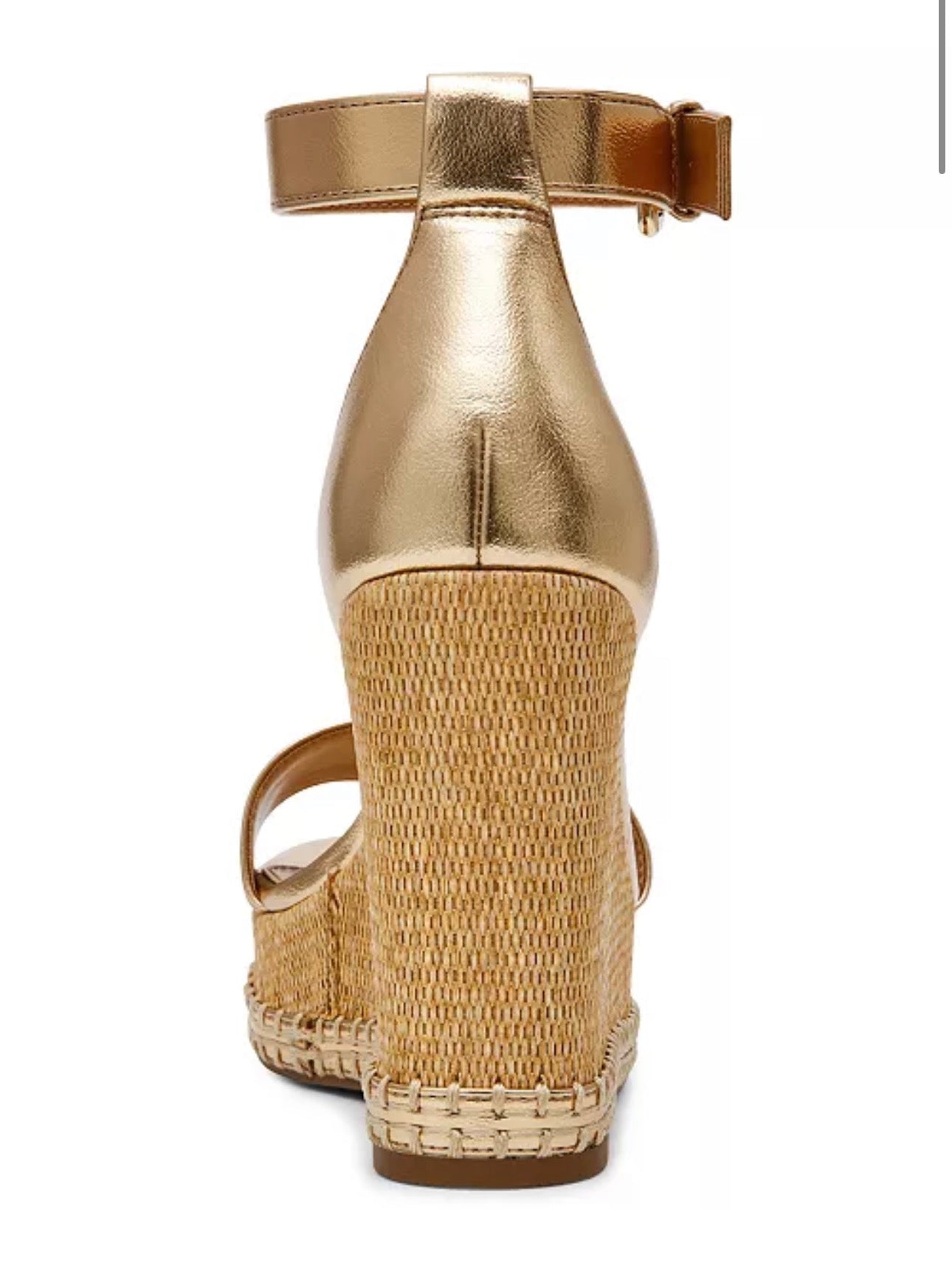 Tammara Gold Metal Wedges