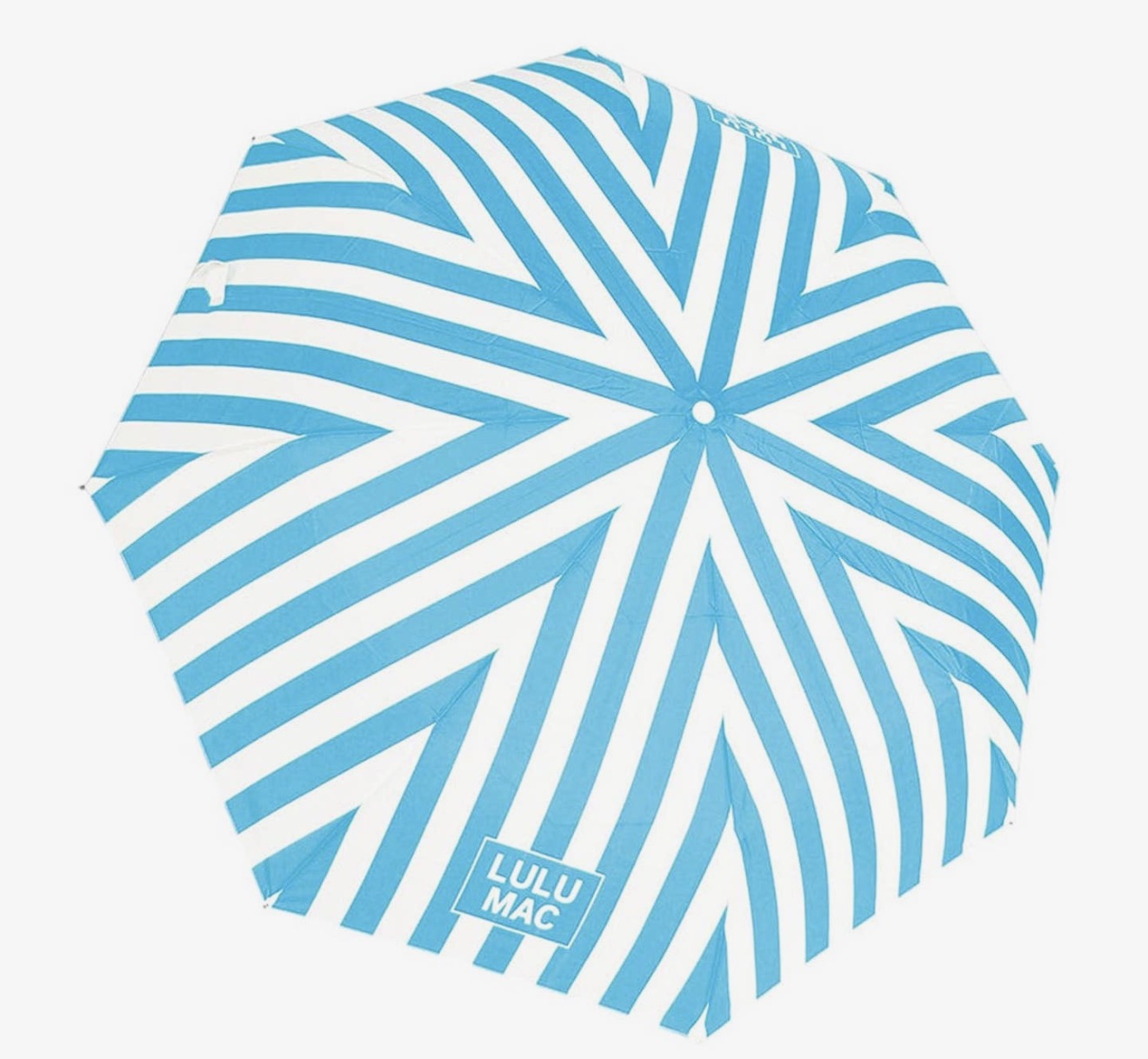 Lulu Mac Umbrella Blue Stripe