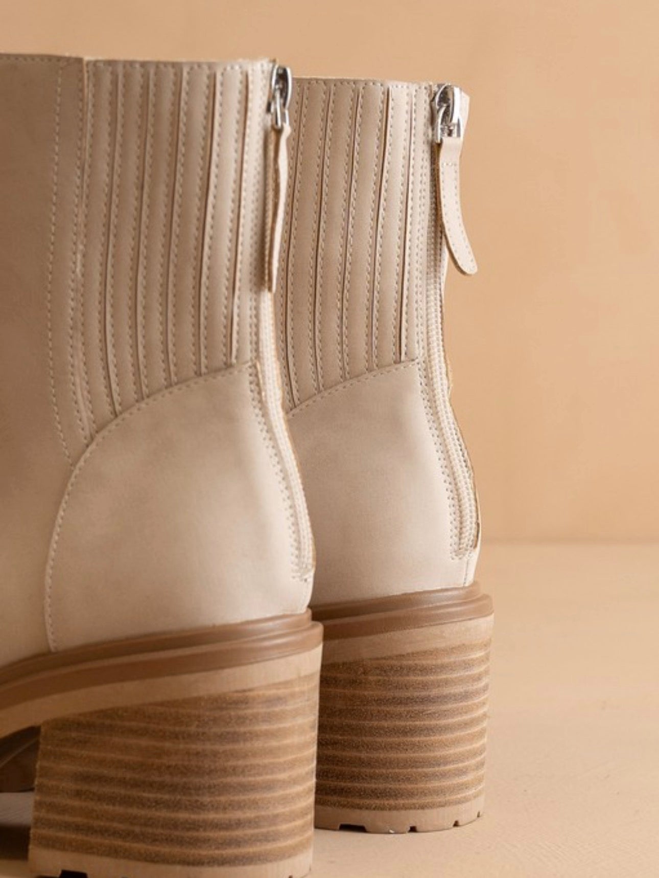 The Megan Light Grey Booties