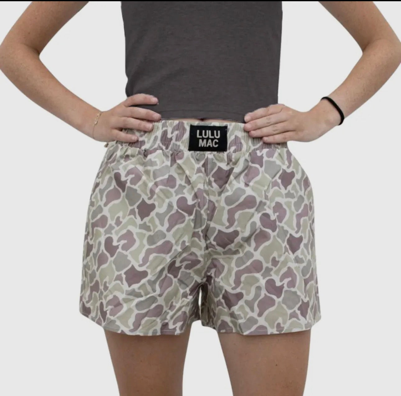 Lulu Mac Camo Boxer Shorts
