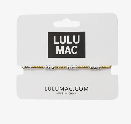Mixed Silver Gold Lulu Bracelet