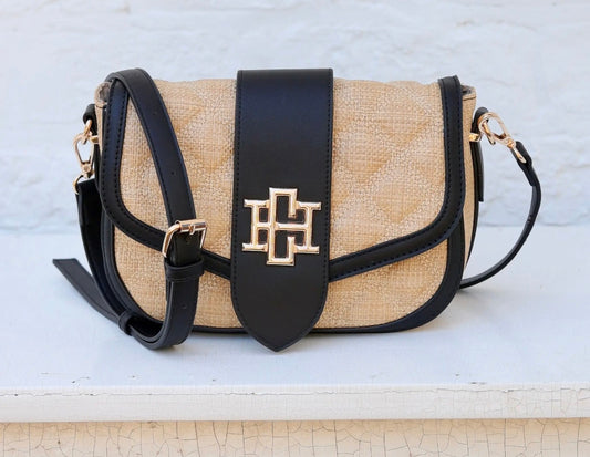 Griffin Crossbody Bag , Black DQ