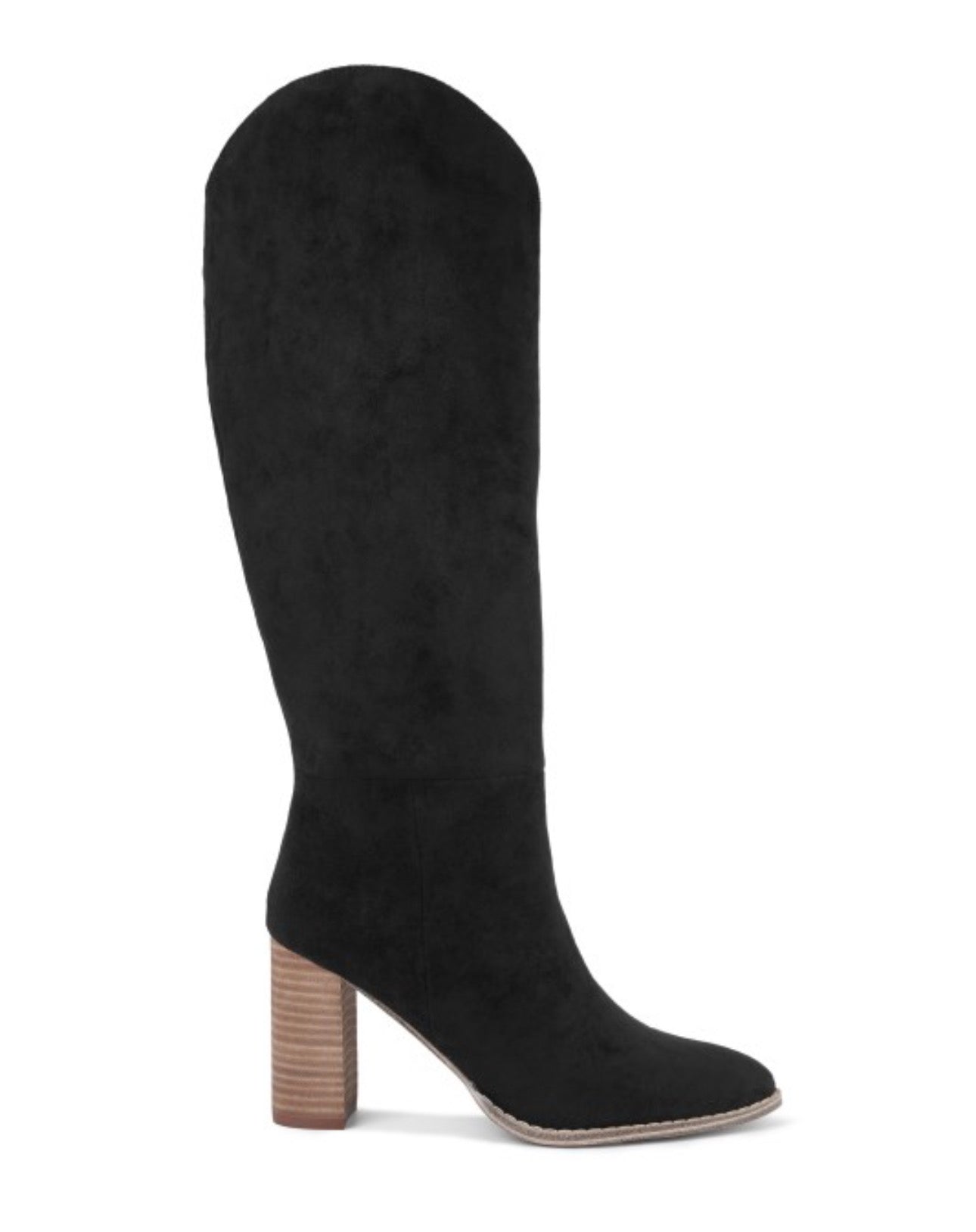 Black Naya Suede Tall Boot
