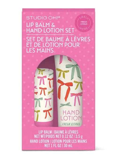Put A Bow On It Lip Balm and Hand Lotion