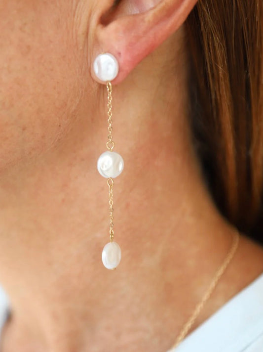 Pearl Dangle Earrings