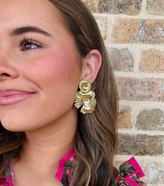 Flowy Flower Earrings