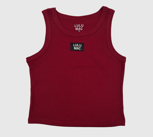 Maroon Lulu Mac Tank