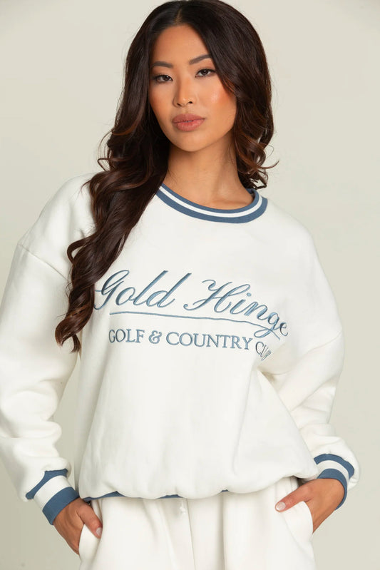 Country Club Gold Hinge Sweatshirt