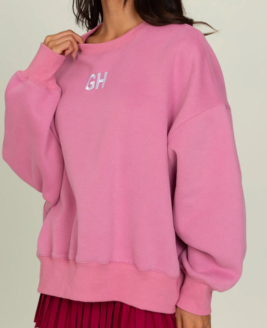 Pale Berry GH Embroidered Sweatshirt