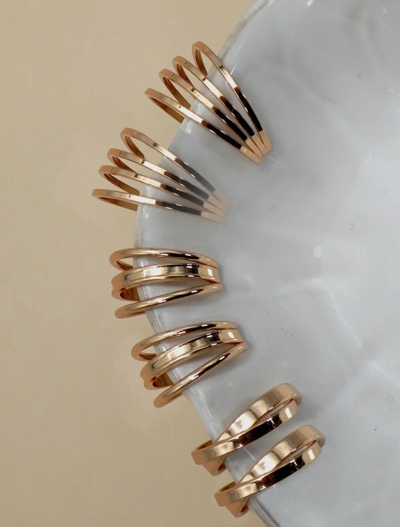 Gold Trio Earrings