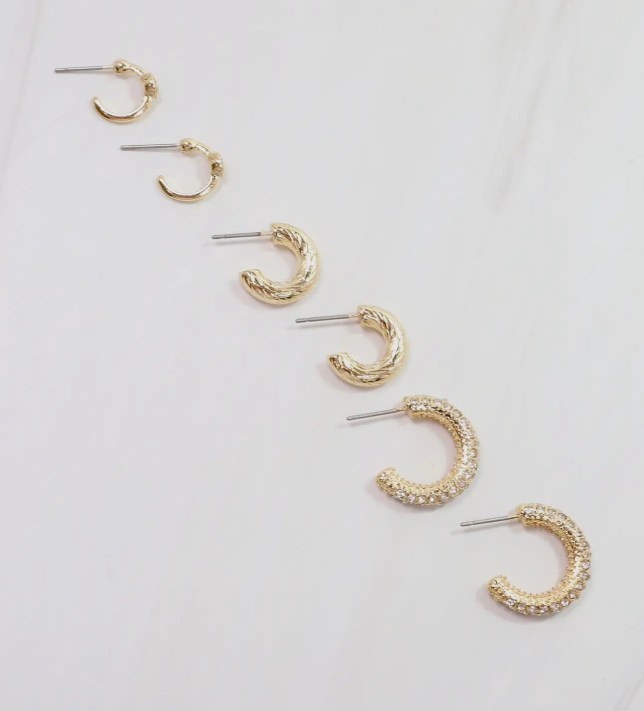 Gwendolyn Hoop Earring Set