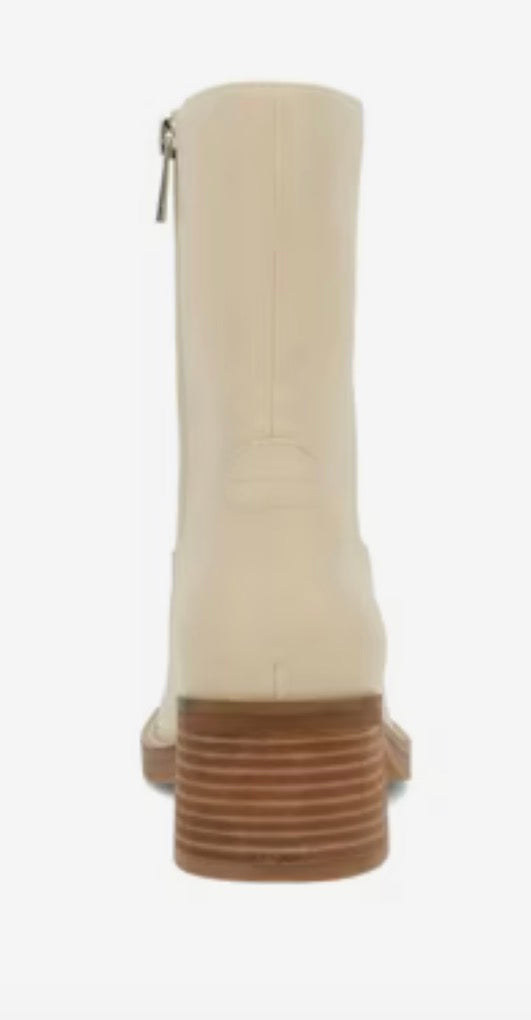 Mia Augustin Mid Shaft Boot, Ivory