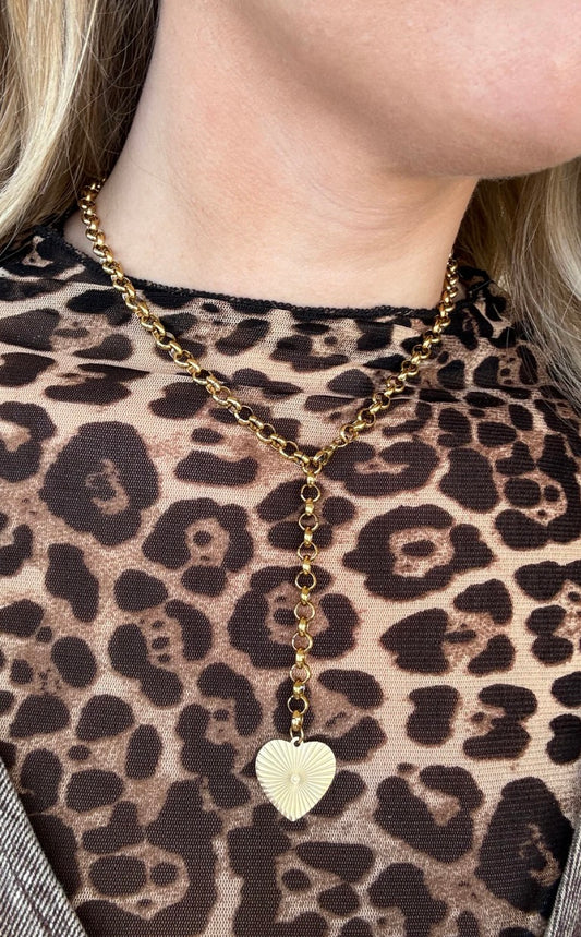 Adjustable Heart Necklace