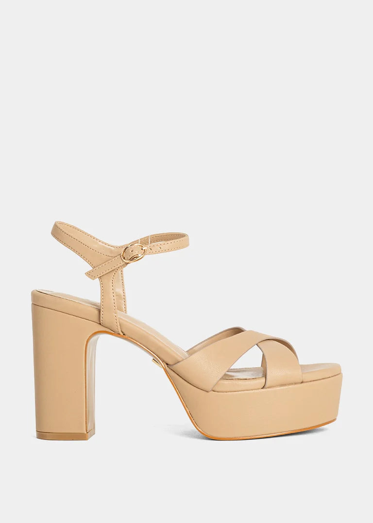 Gwen Nude Strappy Heel