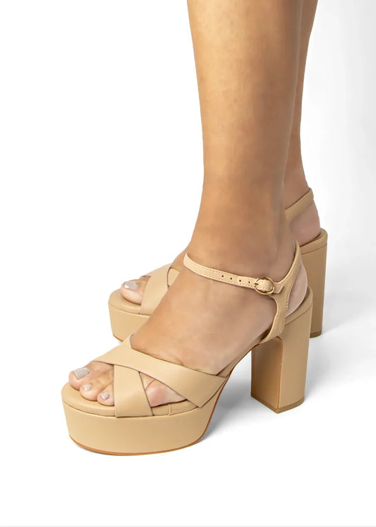 Gwen Nude Strappy Heel