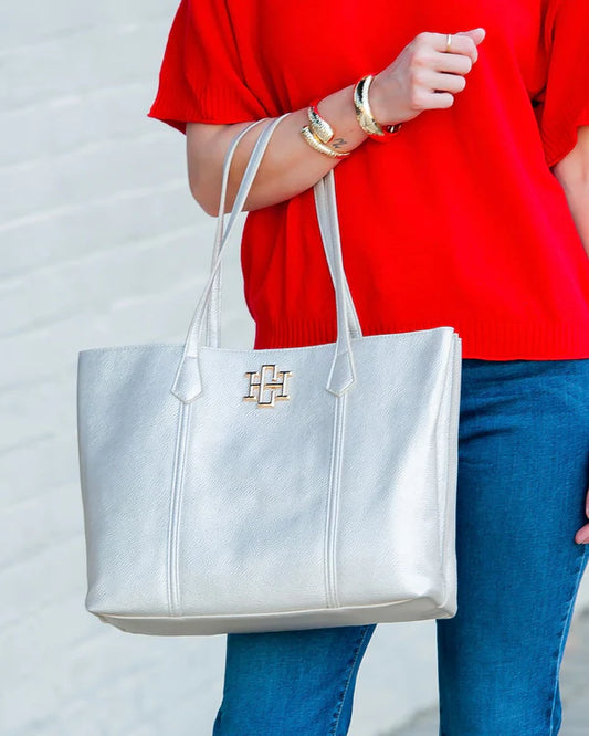 Heath Tote Bag, Pearl