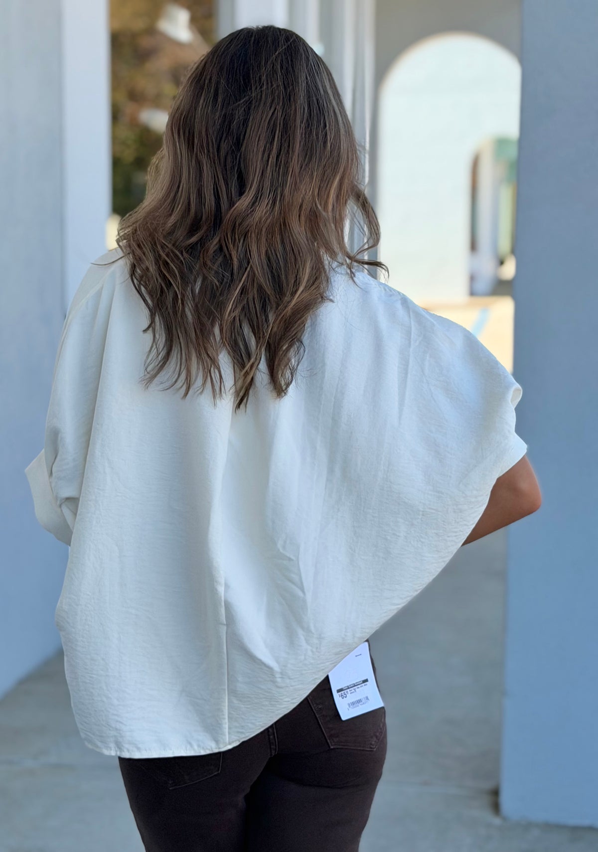 Ecru Button Up Blouse