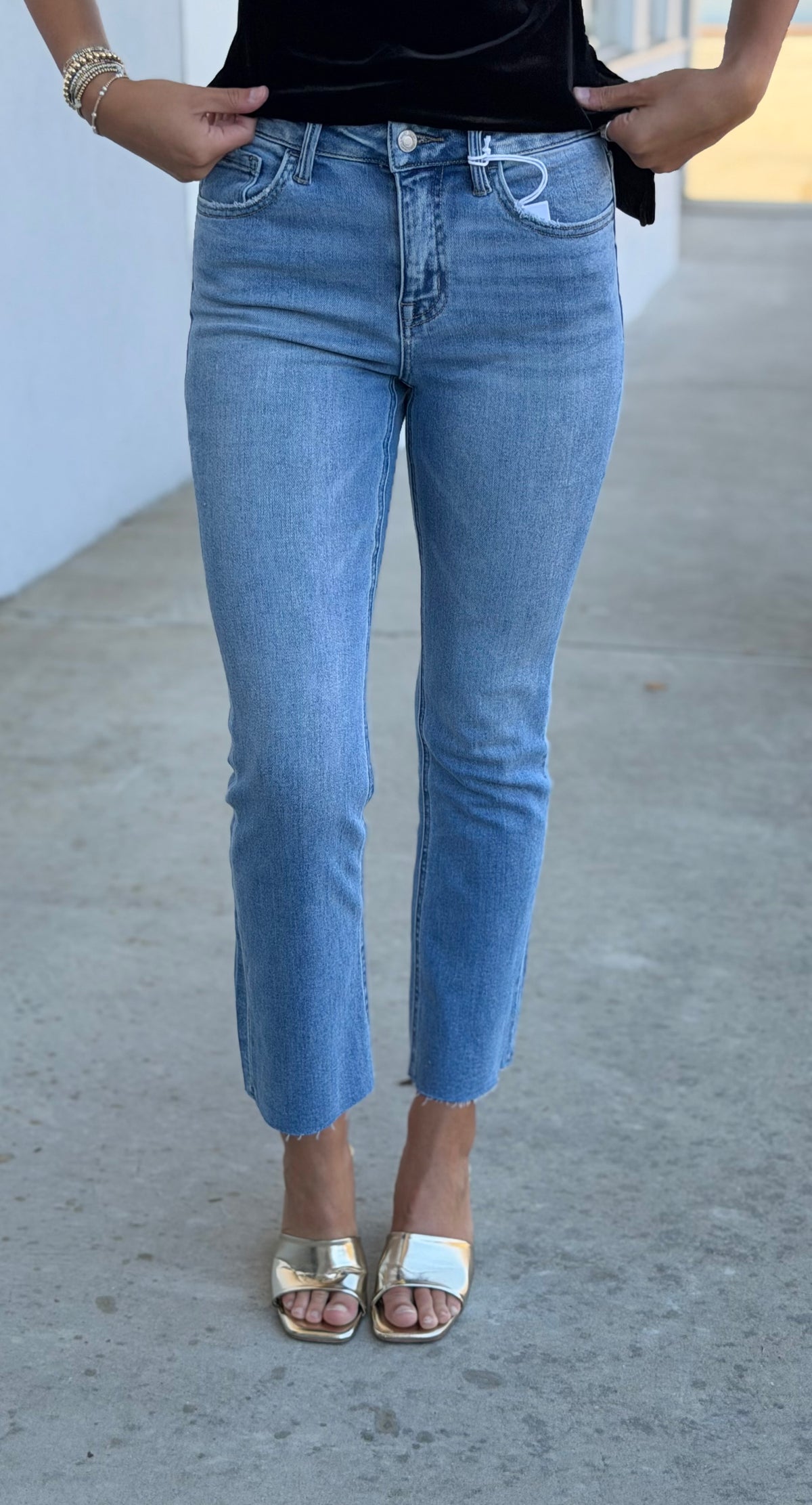 Reptar High Rise Crop Flare