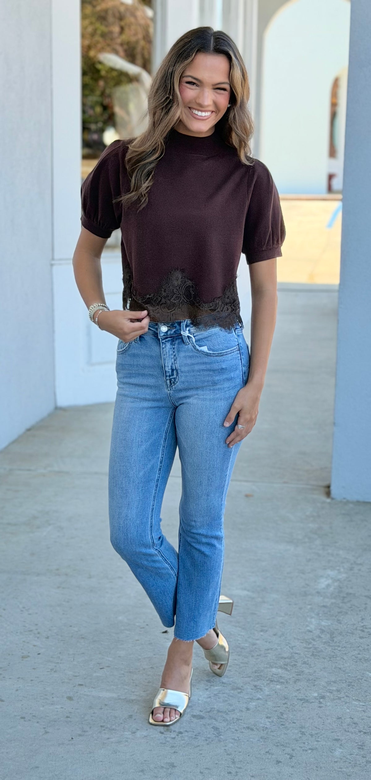 Reptar High Rise Crop Flare
