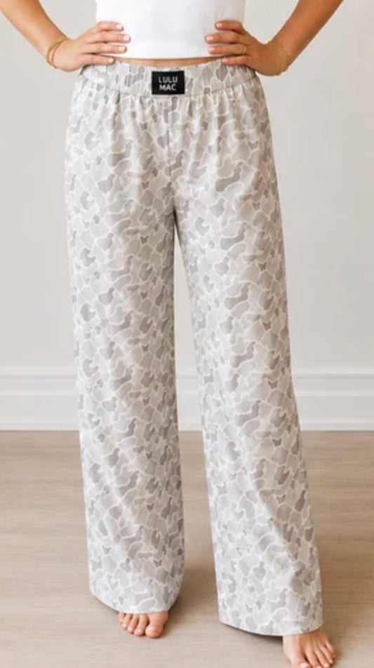 Lulu Mac White Camo Pants