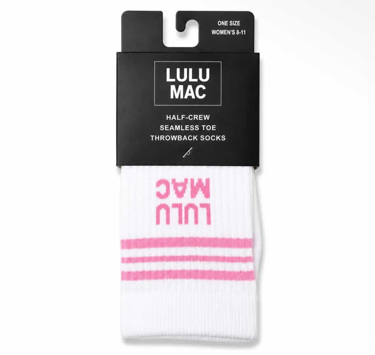 Pink Lulu Mac Socks