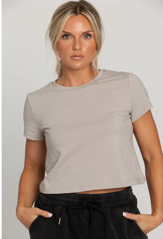 Gold Hinge Grey Classic Short Sleeve