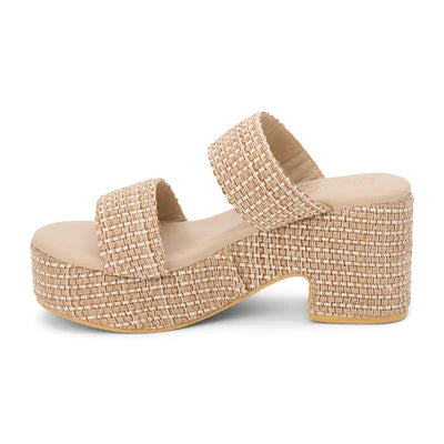 Ocean Avenue Tan Multi Wedge