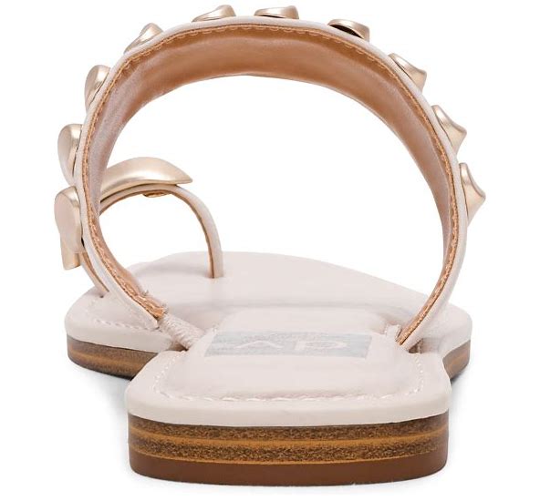Jayson Ivory 2 Tone Embossed Sandal