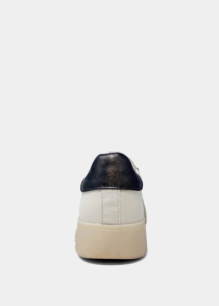 Peaches Platform Silver Sneakers