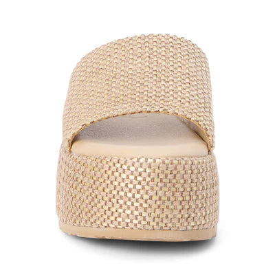 Pismo Tan Multi Sandal Slide