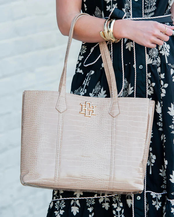 Heath Tote Bag, Latte EC