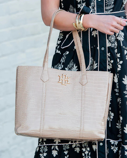 Heath Tote Bag, Latte EC