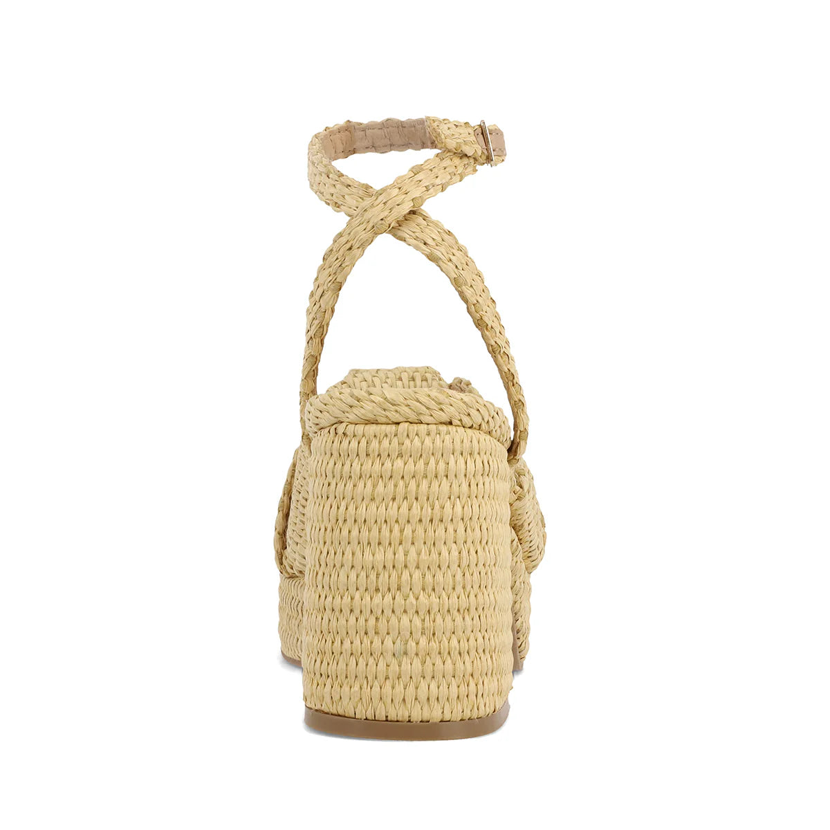 Reese Natural Raffia Heels