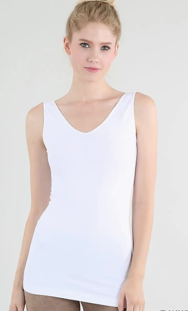 Reversible Tank Top, White