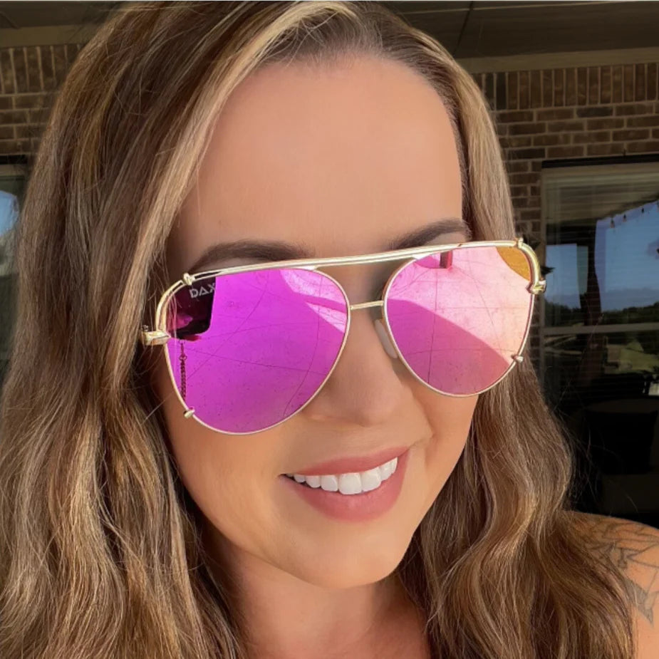 Shay Hot Pink Sunglasses
