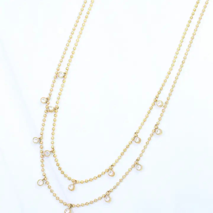 Ryann Layered Ball Necklace