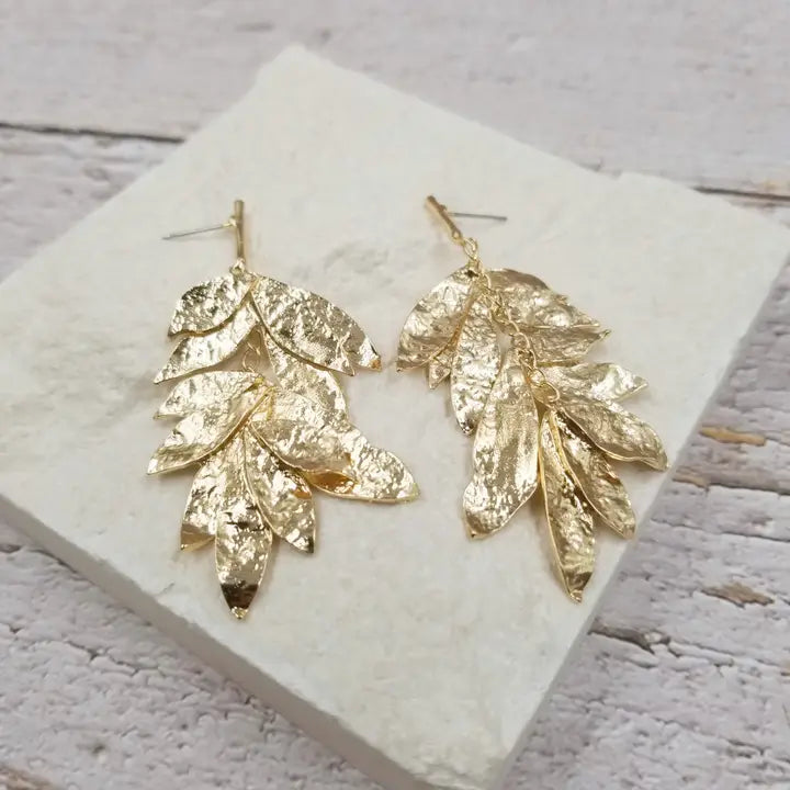 Multi-Layer Leaf Earring