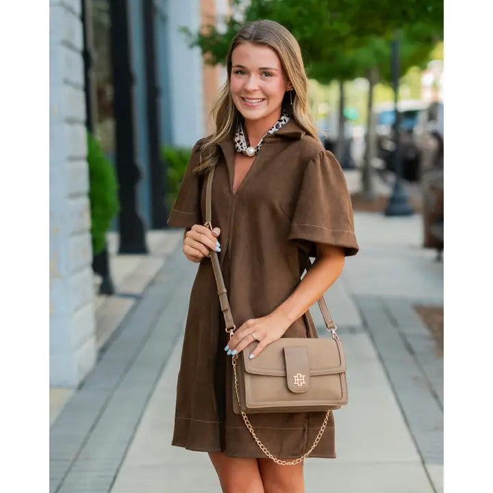 Collins Crossbody Latte S