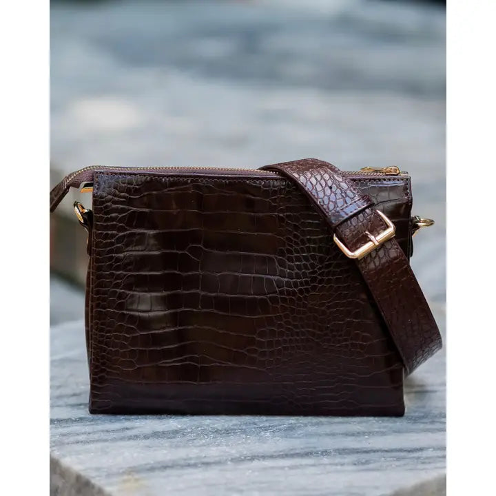 Ariana Crossbody , Chocolate EC