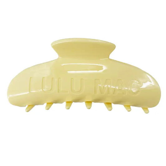 Lulu Mac Hair Clip, Light Yellow