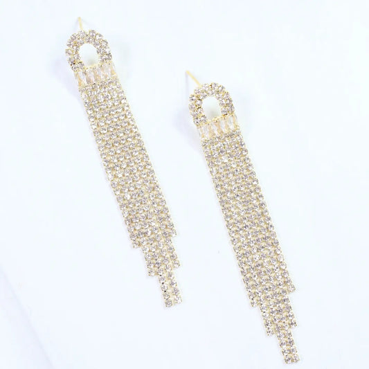 Kathrina Crystal Chandelier Earrings