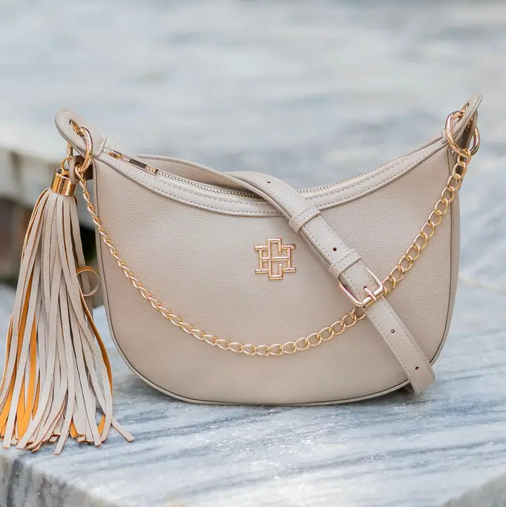Mallory Crossbody With Tassel Stone