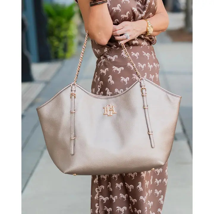 Harlow Tote , Bronze