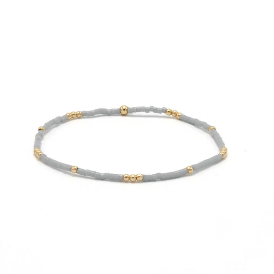 2mm Newport Bracelet, Cloud Gray