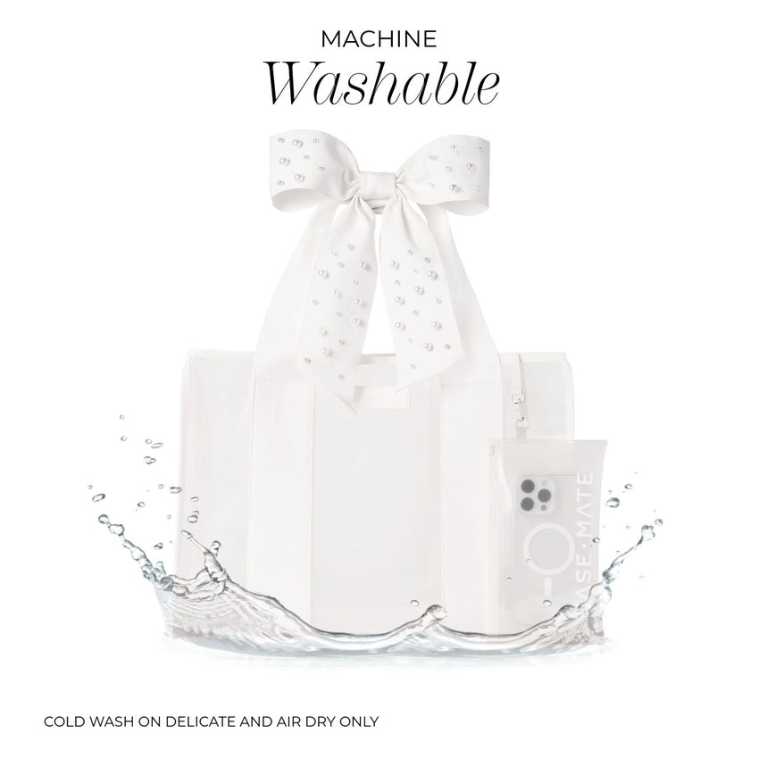 Case Mate Jelly Tote Bag, Pearl Bow